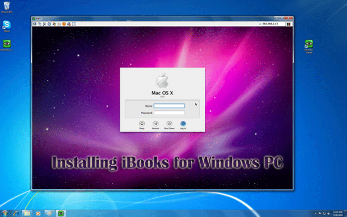  Installing iBooks for Windows PC
