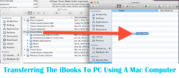 Transferring The iBooks To PC Using A Mac Computer